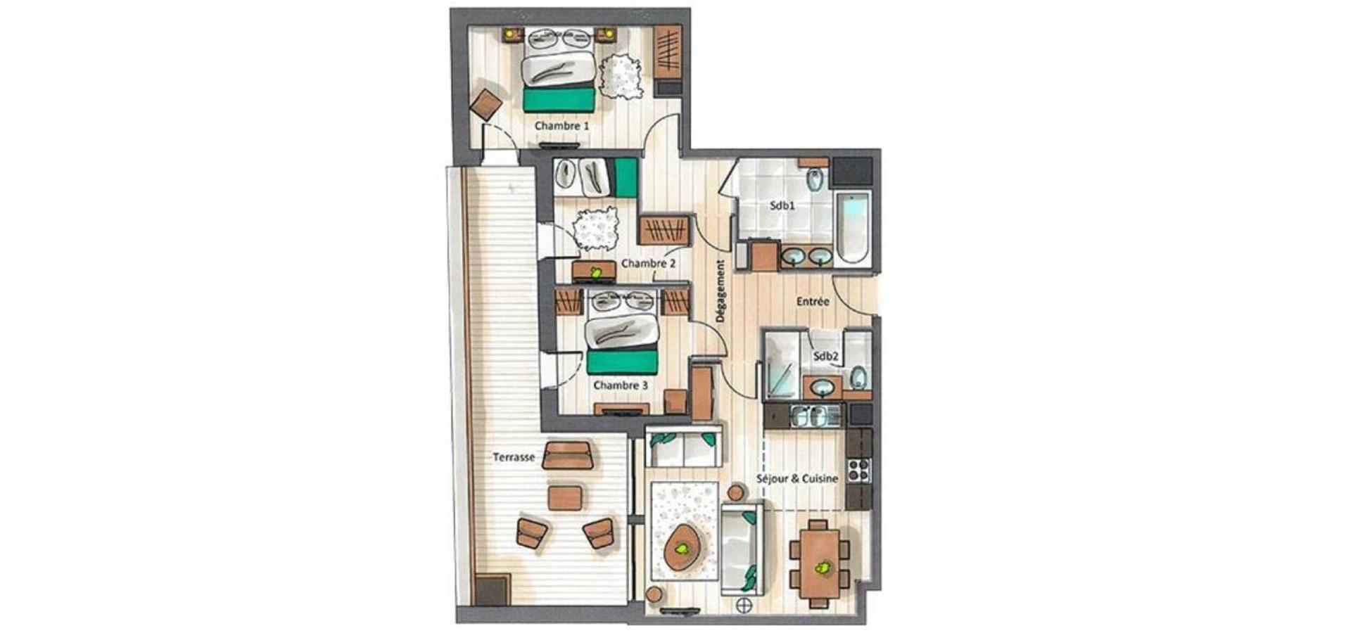 Keystone Lodge By Alpine Resorts 쿠쉐벨 객실 사진